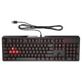 HEWLETT PACKARD OMEN by HP Encoder Cherry MX Red fekete gamer billentyűzet