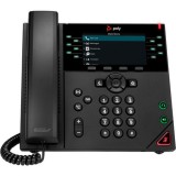 HEWLETT PACKARD Poly VVX 450 12-Line IP Phone and PoE-enabled IP telefon Fekete 12 sorok LCD