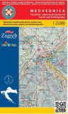 HG 01 Medvednica turistatérkép
