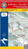 HG 33 Srednji Velebit turistatérkép