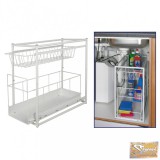 HI kétszintes fehér tárolódoboz