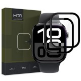 Hibrid üvegfólia HOFI HYBRID PRO+ 2-PACK Apple Watch 10/11 (46 MM) készülékhez fekete