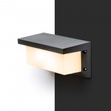 HIDE RC fali lámpa antracit 230V LED E27 15W IP54