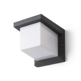 HIDE SQ fali lámpa antracit 230V LED E27 15W IP44