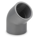 Hidroten PVC Könyök 45° D40mm