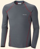 High-Lander Columbia Férfi Aláöltöző Men's Midweight Long Sleeve Top-Graphite