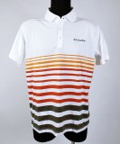 High-Lander Columbia Poloing Sweat Threat Stripe Polo Shirt