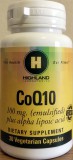 Highland Laboratories Coenzyme Q10 (100mg) (30 kap.)