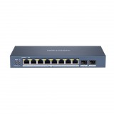 Hikvision 10/100/1000 8x PoE + 2x gigabit combo menedzselhető switch (DS-3E1510P-SI) (DS-3E1510P-SI)