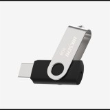 Hikvision 4 GB Pendrive USB 2.0 Hiksemi M200S (Rotary, szürke-fekete)