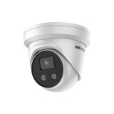 Hikvision DS-2CD2346G2-IU(2.8mm)(C) IP 4MP turret biztonsági kamera, 2.8 mm-es fix objektívvel, beépített mikrofon, microSD, valós WDR, PoE, P2P, IR LED 30m, fém ház, kültéri