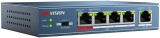 HIKVision DS-3E0105P-E PoE switch – 5 portos hálózati kapcsoló, 4x PoE, 100 Mbps