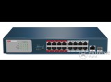 Hikvision (DS-3E0318P-E/M) Switch PoE (16 port 100Mbps, 135W, 1 port 1000Mbps combo, L2)