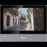 Hikvision DS-KH8350-TE1 (beltéri egység, 7" touch screen, PoE, szürke) IP kaputelefon (305301484)