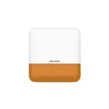 Hikvision DS-PS1-E-WE(O-STD)/Orange Vezeték nélküli rádiós hang-fényjelző sziréna AXPro központokhoz, 868 MHz, narancs színű búrával, kültéri