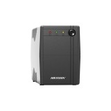 Hikvision DS-UPS1000 szünetmentes tápegység, 1000 VA/600 W, beépített akkumulátor 12V/9Ah, 2 db Schuko(DIN)