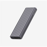 Hikvision HIKSEMI Külső ház M.2 - USB3.2, Type-C, Alumínium, Ezüst