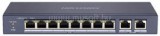 Hikvision Switch PoE - DS-3E0310P-E/M (8 port 100Mbps, 60W, 2xRJ45 1000Mbps) (DS-3E0310P-E/M)