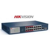 Hikvision Switch PoE - DS-3E0318P-E/M (16 port 100Mbps, 135W, 1 port 1000Mbps combo, L2) (DS-3E0318P-E/M)