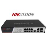 Hikvision Switch PoE - DS-3E2310P (8 port 100Mbps, 125W, 2 port 1000Mbps combo, menedzselhető) (DS-3E2310P)