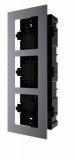 Hikvision Társasházi IP video-kaputelefon szerelőkeret süllyesztéshez, 3 modulos verzió DS-KD-ACF3