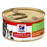 Hill's Science Plan Kitten and Mother Mousse 85g konzerv kölyök cicáknak