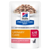 Hill's Prescription Diet™ c/d™ Urinary Stress nedves macskatáp, lazac 12 x 85 g