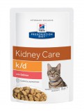 Hill's Prescription Diet™ Hill's Prescription Diet k/d Kidney Care macskatáp, lazac - alutasakos 12 x 85 g