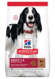 Hill's Science Plan Adult Medium száraz kutyatáp, bárány és rizs 14 kg