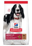 Hill's Science Plan Adult Medium száraz kutyatáp, bárány és rizs 2,5 kg