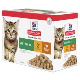 Hill's Science Plan Kitten nedves macskatáp, csirke-pulyka 12 x 85 g