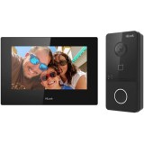 HiLook VI-K43P /7" Wifi PoE beltéri/2MP PoE kültéri/Felületre szerelhető/ egylakásos IP kaputelefon szett (VI-K43P)