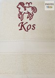 Hímzett horoszkópos törölköző (Kos)