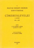 Históriaantik Könyvesház Áldásy Antal: A Magyar Nemzeti Múzeum könyvtárának címereslevelei III. 1601-1657. - könyv