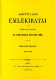 Históriaantik Könyvesház Asbóth Lajos: Asbóth Lajos emlékiratai 1848-iki és 1849-iki magyarországi hadjáratból I. - könyv