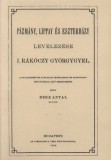 Históriaantik Könyvesház Beke Antal: Pázmány, Lippay és Eszterházy levelezése I. Rákóczy Györgygyel - könyv