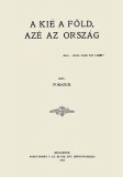 Históriaantik Könyvesház Czettler Jenő: Akié a föld, azé az ország - könyv