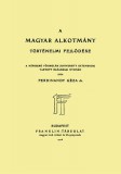 Históriaantik Könyvesház Ferdinandy Géza: A magyar alkotmány történelmi fejlődése - könyv