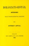 Históriaantik Könyvesház Gyürky Antal: Borászati-szótár - könyv