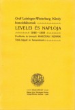 Históriaantik Könyvesház Lehoczky Tivadar: Gróf Leiningen-Westerburg Károly honvédtábornok levelei és naplója - 1848-1849 - könyv