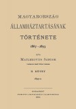 Históriaantik Könyvesház Matlekovits Sándor: Magyarország államháztartásának története, 1867-1893 II. 1893-ig - könyv