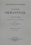 Históriaantik Könyvesház Nagy Imre: Anjoukori okmánytár III. Codex Diplomaticus Hungaricus Andegavensis - könyv