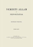 Históriaantik Könyvesház Szathmáry György: Nemzeti állam és népoktatás - könyv