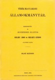 Históriaantik Könyvesház Szilágyi Sándor, Szilády Áron: Török-magyarkori állam-okmánytár I. - könyv
