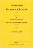 Históriaantik Könyvesház Szilágyi Sándor, Szilády Áron: Török-magyarkori állam-okmánytár VI. - könyv