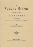 Históriaantik Könyvesház Thallóczy Lajos: A kamara haszna (lucrum camerae) története - könyv