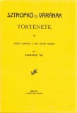 Históriaantik Könyvesház Unghváry Ede: Sztropkó és várának története - könyv