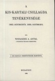 Históriaantik Könyvesház Wonaszek A. Antal: A Kis-Kartali csillagda tevékenysége 1893. októbertől 1895. októberig - könyv