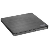 Hitachi - LG külső slim DVD-író (GP60NB60) M-DISC kompatibilis, USB, fekete