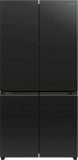Hitachi WB640PRU1.GCK szabadonálló négyajtós felülfagyasztós hűtőszekrény - fekete üveg
